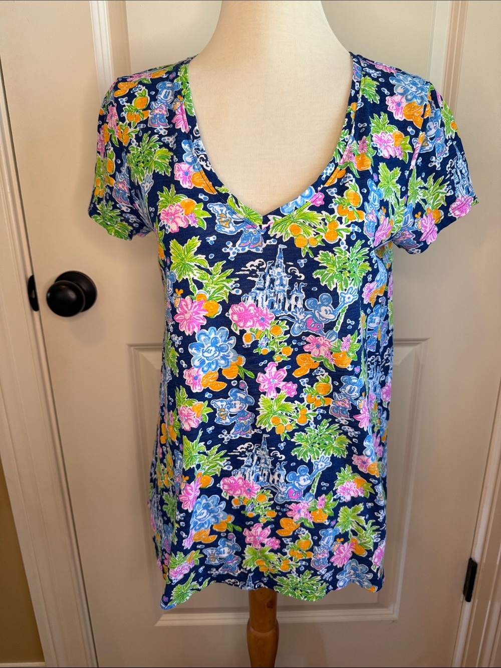 Lilly Pulitzer X Disney Etta V-Neck Top